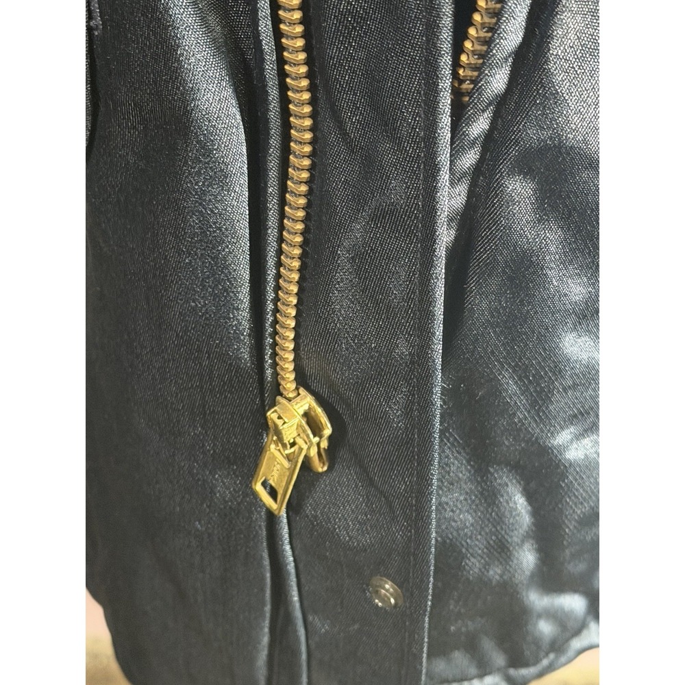 Spiewak USA Made Jacket Mens Medium Black Hooded Military Parka Quilted Lined - Picture 7 of 11